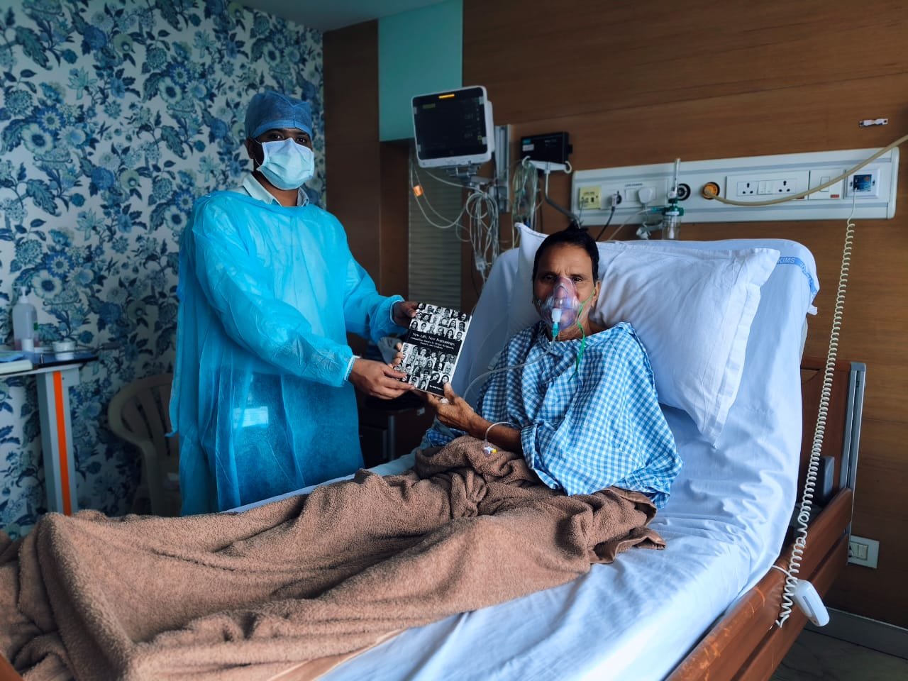 Patients receiving copy of the book